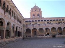 Pati central de l'església de st. Domingo i centre del Temple del Sol